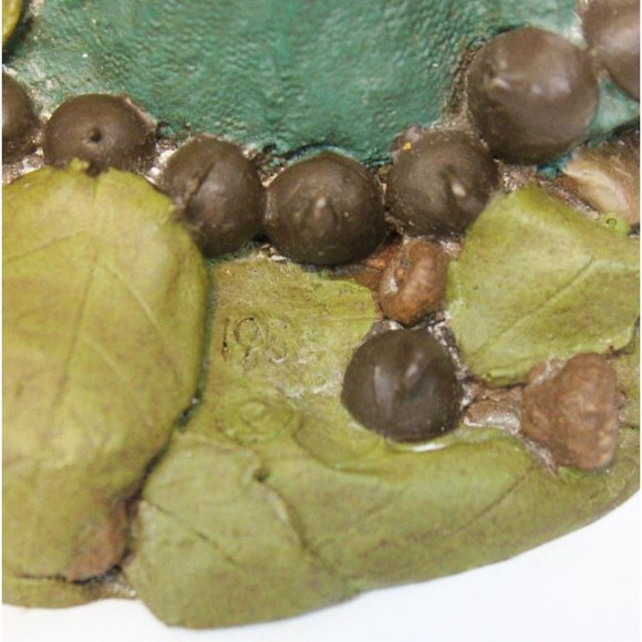 VTG 1985 Carin Studios Tom Clark Candy Gnome Chocolate Figurine Wood Carved look - Picture 6 of 9